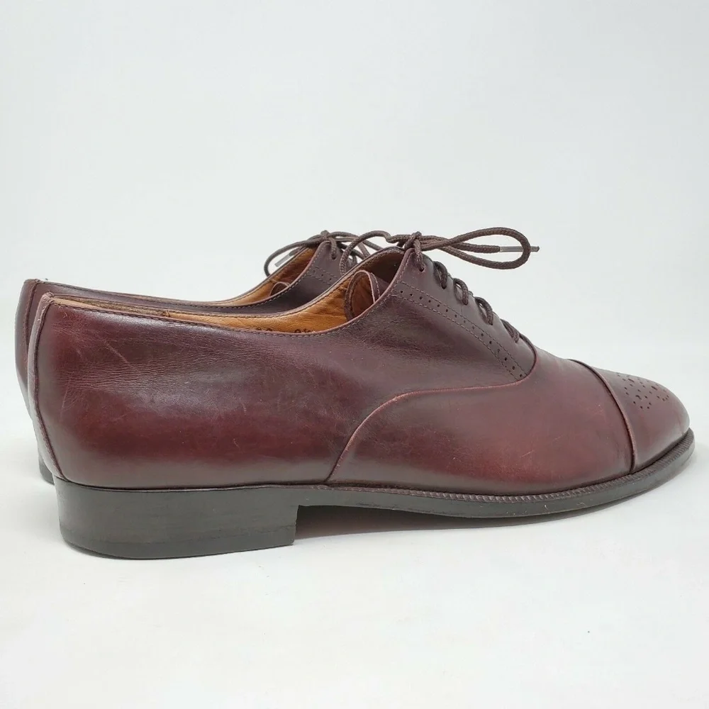 Salvatore Ferragamo Men's 8.5 D Cap Toe Shoe